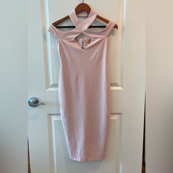Nookie Hollywood Midi Dress In Blush - Picture 4 of 15